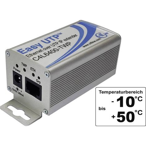 [NEUWERTIG] B-Ware Renkforce Netzwerkverlängerung 2-Draht 500m 100MBit/s ohne PoE-Funktion 1 St.