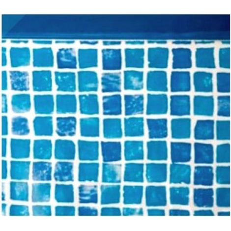 Liner piscina Gre blu mosaicato ovale 610x375x132 cm (1/2)