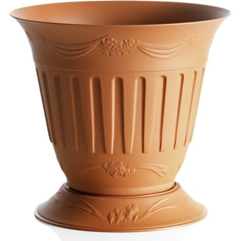 portavaso etika d. 20 c/sottov terracotta