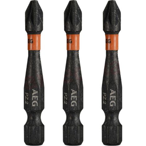 Punte per cacciavite balistico migliorato AEG - 50 mm - 3 pezzi - PZ2