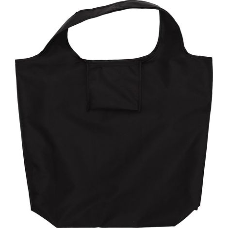de courses pliable sac à main portable en tissu Oxford noir