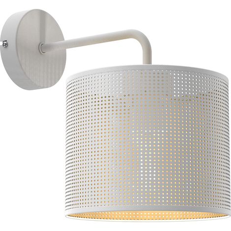 Applique bianca interno oro Loft Shade E27 15W Luminex