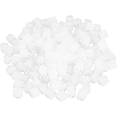 Billes filtrantes creuses en plastique multi-surfaces de 500 g pour aquarium (accessoires inclus) (1/5)