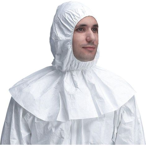 Cagoule jetable 500 modèle PH30L0 - Blanc-D13395804 - Tyvek