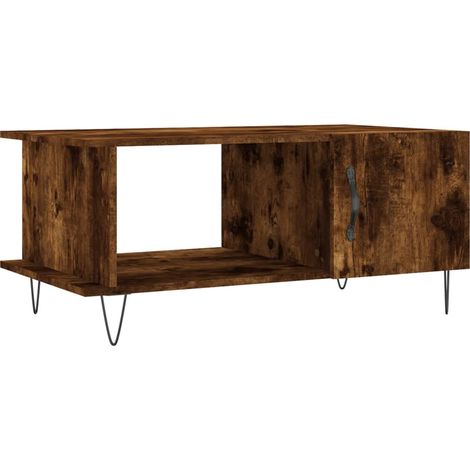 Maison Exclusive - Mesa de centro madera contrachapada roble ahum (1/5)