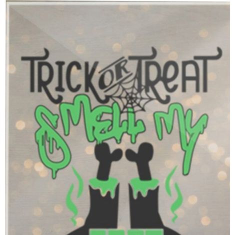 Décoration acrylique Halloween 12x18cm imperméable, ornement de table pour maison, décor de bureau résistant à l'eau, pièce décorative acrylique thème effrayant CBS718X02 (1/4)