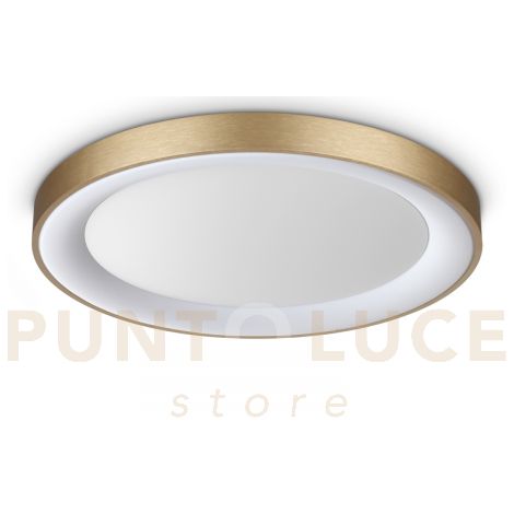 PLANET PLAFONIERA LED 3000K 15W  1350 lm SATINATA OTTONE D.60CM