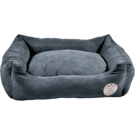 Cuccetta Ovale Douce Grigio antracite. 53x43X: Cuccetta Ovale Douce Grigio Antracite per Cani e Gatti (1/2)