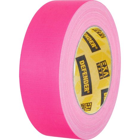 DEFENDER by Adam Hall Defender 58065NPIN Gewebeklebeband  Neonpink (L x B) 25 m x 38 mm 1 St.