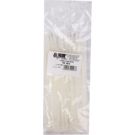 Fascetta stringicavo TK 16/3 naturale E01TK-01010100501 /100 pezzi/