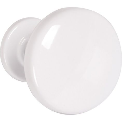 Porte Peignoir Blanc 1 Tête Accroche Murale Simple Et élégante Pour Salle De Bain. - Godonnier (1/2)