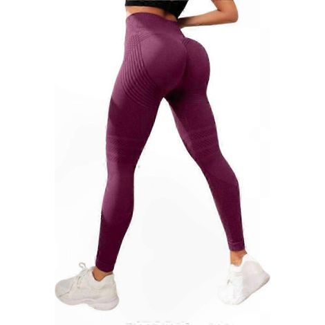 3D-Leggings mit hohem Bund, Kompressions-Yogahose für Damen gegen Cellulite, optimale Unterstützung (1/5)