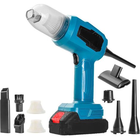 Aspiradora Coche Inalámbrica/Soplador Batería 36V con Accesorios.