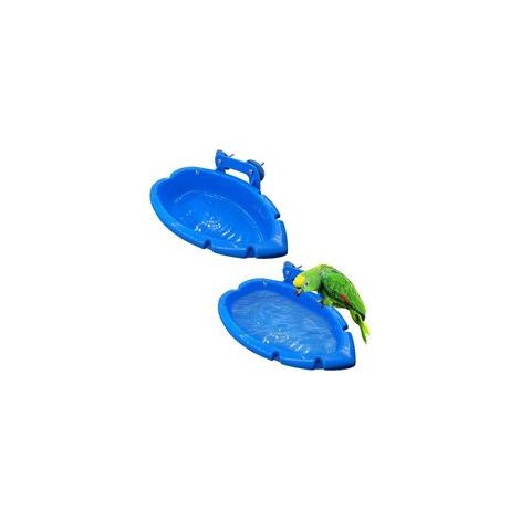 2 pcs Oiseau Baignoire, Boîte de Bain pour Oiseaux, Bol de baignoire Bird, Cage Cockatiel Perruche, Petit Oiseau Bain Box Pour Les Oiseaux Perroquets Perruches Oiseaux Cage Accessoires Douche (1/5)