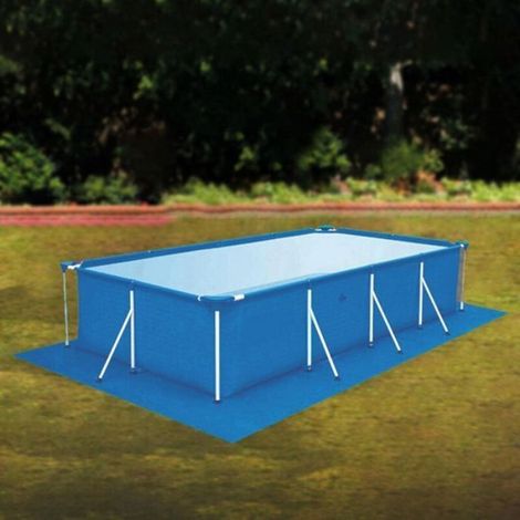 Tapis de Piscine Rectangle, Tapis De Sol pour Piscine Carrée, Tapis de Sol rectangulaire pour Piscine, bache de Sol Pliable pour... (1/4)