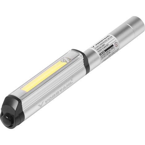 Linterna LED COB de bolsillo de aluminio 200 lm fuerte 3xAAA Vorstahl (1/5)