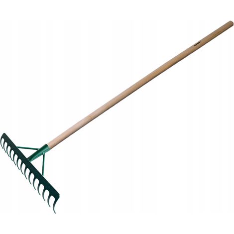 Rastrillo verde reforzado de 16 dientes y 130 cm (1/3)