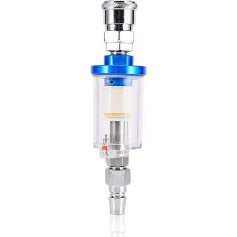 Pistolet de pulvérisation Filtre à eau Compresseur d'air Séparateur d'huile d'eau Filtre Pistolet de pulvérisation Ligne d'air Mini filtre avec adaptateur mâle et femelle Compresseur d'air et accessoi (1/5)