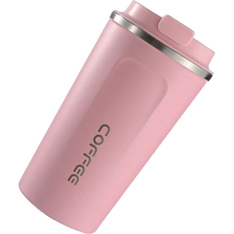 Tasse à café portable isotherme en acier inoxydable 304 avec affichage intelligent de la température, style épuré, rose pur, 2e génération, 380 ml (1/5)