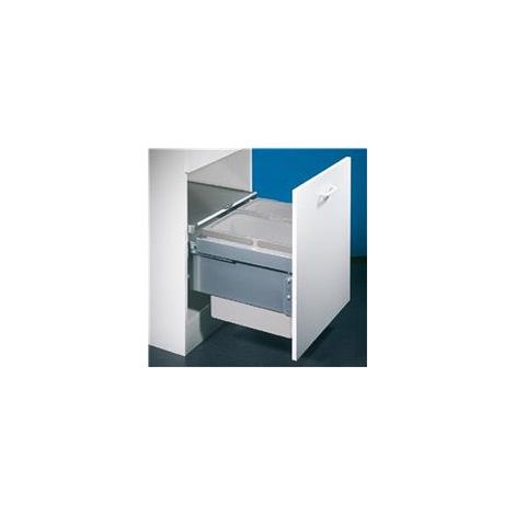 Naber Cox® Base 360 S/500-2, Abfallsammler für Frontauszüge, hellgrau (1/2)