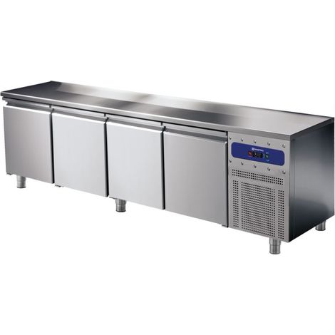 Table congélateur 4 portes GN 1/1, -10°/-20°C 2330x700x850 mm - VIRTUS