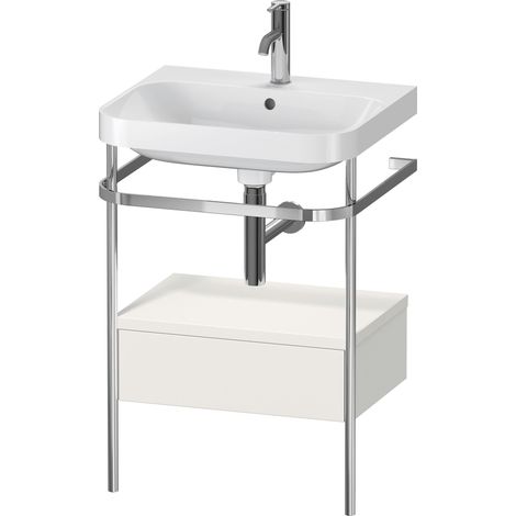 Set c-bonded Duravit Happy D.2 Plus con consola metálica y cajón,