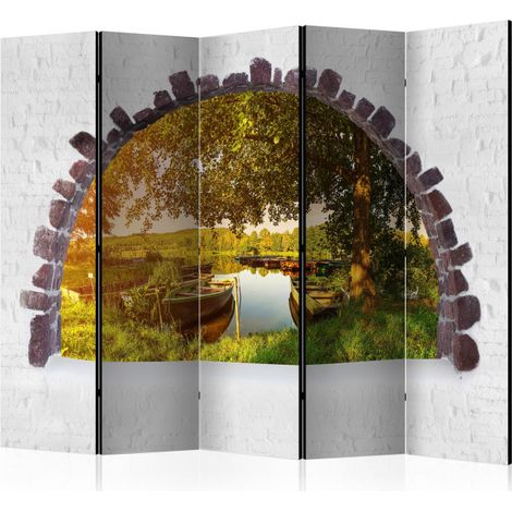 Paravent 5 Volets "Summer Lake" 172x225cm (1/2)