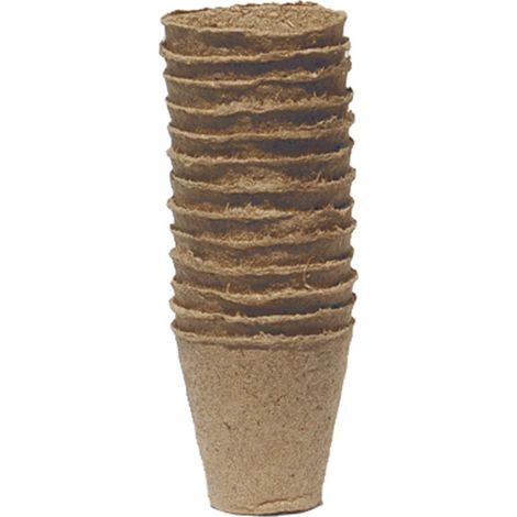 Gartenbecher 24 runde Töpfe zum Pflanzen ø 6 cm - Nortene