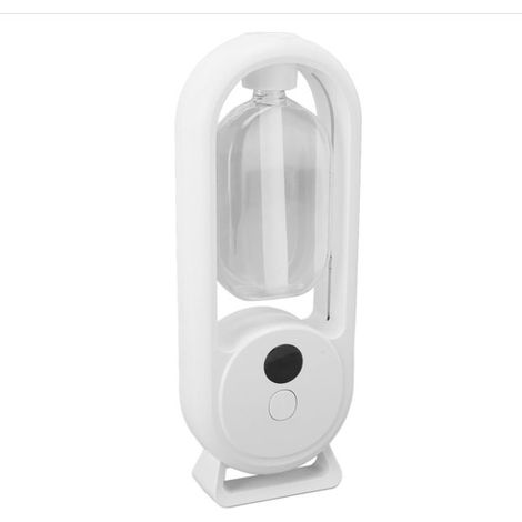 Ambientador automático en aerosol con difusor de aroma de doble pantalla y pulverización vertical de 360°, apto para dormitorios y baños. (1/5)