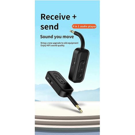 Émetteur-récepteur audio Bluetooth 5.3 Noir (1/5)