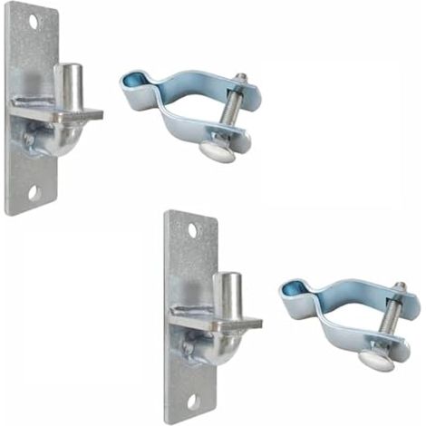 Bisagra de porte de montage en pared résistant, bisagras de porte en métal pour valla de eslabones de cadena al aire libre pour entrées de plantes industrielles, portes grandes d'almacén, portes (1/5)