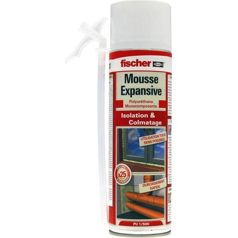 Mousse Expansive Polyuréthane Fischer 500mL