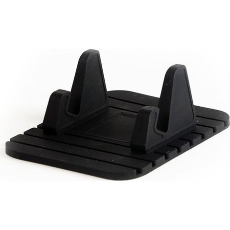 Support Téléphone Voiture Silicone avec Tapis Anti-dérapant Fixation sur Tableau de Bord Compatible avec GPS/GSM Universel: iPhone 14/13/12/11, Samsung Galaxy A/S21 FE, Huawei Nova (1/3)
