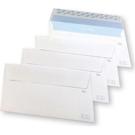 CAJA 500 SOBRES ECOSAM+ 110X220MM PAPEL FSC 105GR TIRA SILICONA APERTURA FACIL SAM 249120