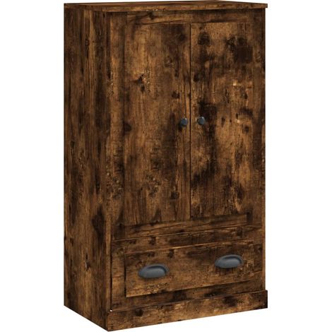 Credenza cassettiera mobile contenitore organizer cucina soggiorno salotto alto 60 x 355 x 1035 cm legno ingegnerizzato marrone 020033372