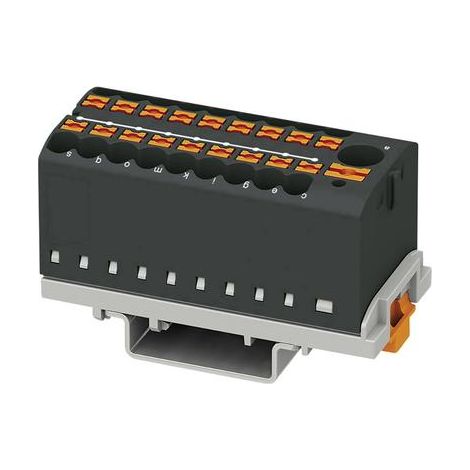 Phoenix Contact PTFIX 6/18X2,5-NS35 BK schwarzer Verbindungselement