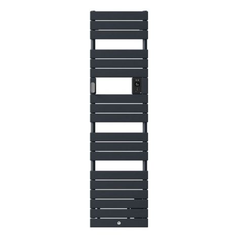 Sèche-serviettes Riviera 2 étroit avec soufflerie 1750W noir carbone - THERMOR - 498265