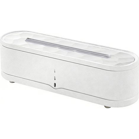 Diffuseur d'aromathérapie avec effet flamme Humidificateur à brouillard froid, lumière ambiante 7 couleurs, télécommande et 3 minuteurs pour bureau et chambre 260 ml