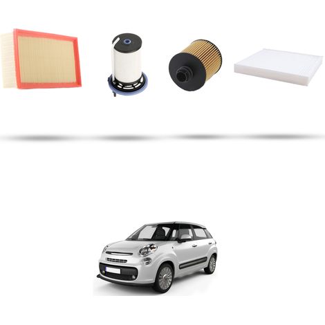 Kit tagliando 4 filtri compatibile con Fiat 500L 1.6 D Multijet 77kw dal 2013 (1/5)