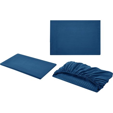 Taie D'Oreiller - Lit Simple - Drap Housse - Microfibre - 20x30 Po - 39x75 Po - 66x96 Po - Ensemble De Literie Avec Fermeture Éclair - 3 Pièces (1/5)