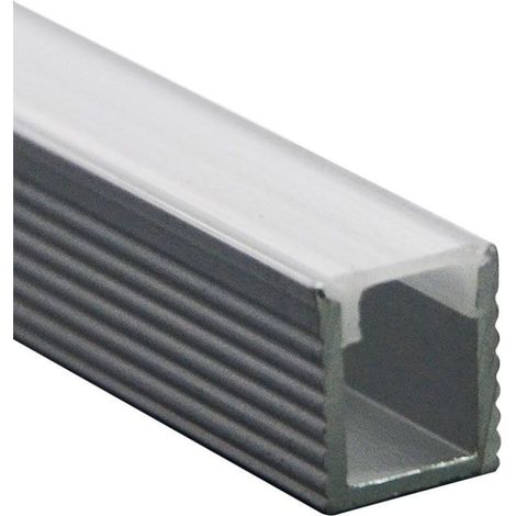 V-Tac – Profilé aluminium argenté pour bandes LED encastrées – Finition satinée – Longueur 2000 mm – Largeur 7,8 mm – Hauteur 9 mm
