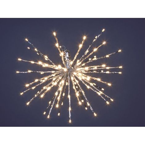 Ramo sferico "TWIGball" decorazione natalizia per esterno con Led effetto Flash -160 led - Ø 45 cm / Luce Calda (1/5)