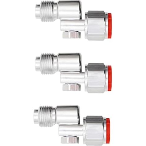 Lot de 3 pistolets à peinture sans air 235486 avec filetage de 2,2 cm - Joint pivotant compatible avec pistolet à peinture sans air - Rotation à 180 degrés (1/5)