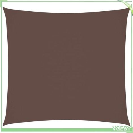 Voile de parasol - FAFEICY - 135798 - Tissu Oxford enduit PU - Carré 3,6x3,6 m - Anti-UV & résistant pluie (1/5)