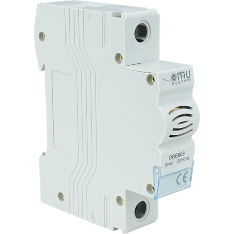Campanello modulare per guida DIN TH35, dispositivo di segnalazione elettrica 8V IP20 (1/5)