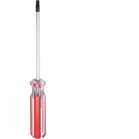 Tournevis Magnétique Torx Tige 5x100mm T25 Acier Rouge (1/5)