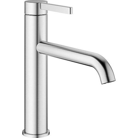 Spültischmischer KWC Bevo E Schwenkauslauf, Ausladung 210 mm, Edelstahl gebürstet - 10.531.022.700FL