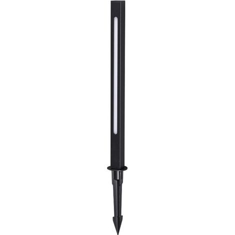 Ideal Lux Lampada da terra Jedi 1 luce LED integrato IP65 nero metallo