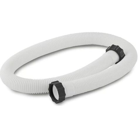 Lot de 2 tuyaux de rechange pour filtre de piscine – Diamètre 38 mm – Longueur 150 cm avec écrous – Compatible pompes Intex (1/4)