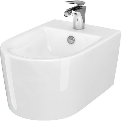 Cersanit Inverto - Bidet suspendu, trou pour robinet, blanc K671-002 (1/5)